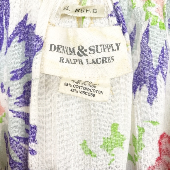 Ralph Lauren Denim and Supply Boho Blouse Top - Picture 5 of 6